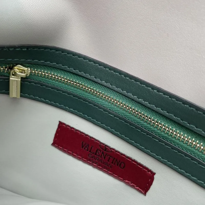 Valentino Green Rockstud Crossbody Bag - Image 8