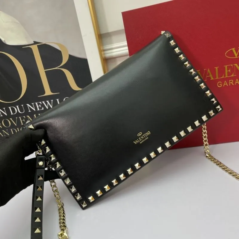 Valentino Black Rockstud Crossbody Bag 1060