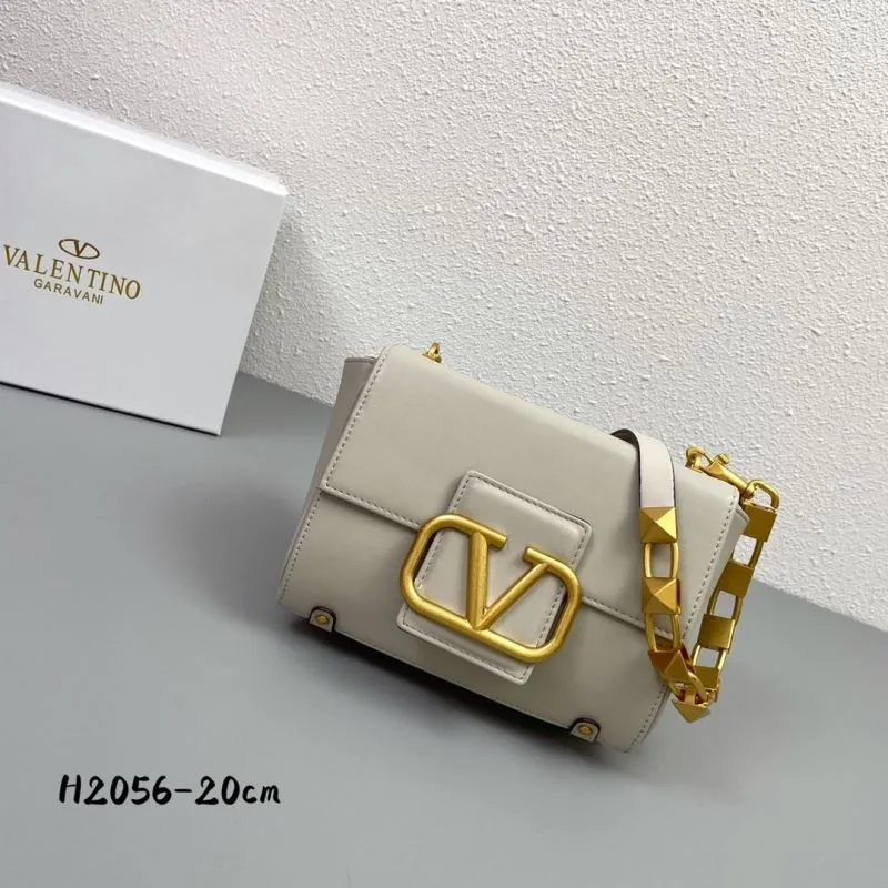 Valentino Garavani Light Gray Crossbody Bag H2056 20cm - Image 3