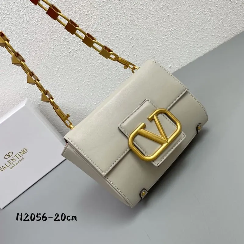 Valentino Garavani Light Gray Crossbody Bag H2056 20cm - Image 4