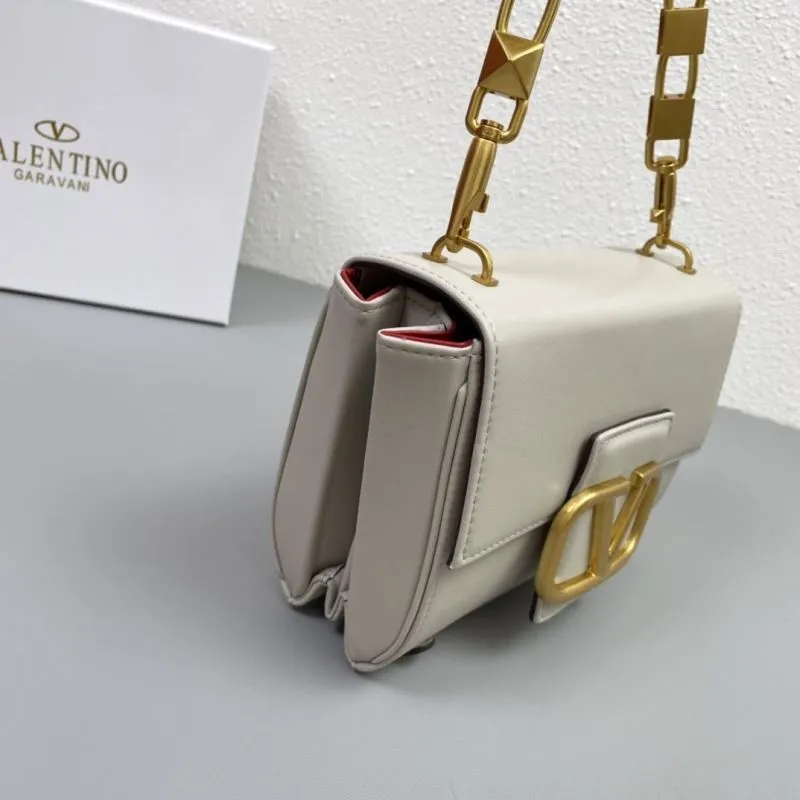 Valentino Garavani Light Gray Crossbody Bag H2056 20cm - Image 6