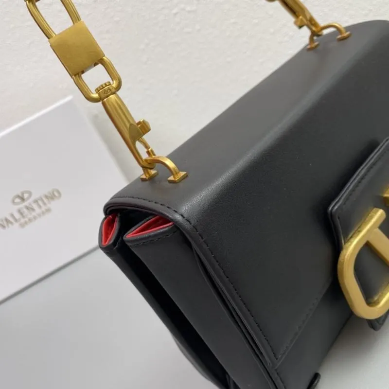 Valentino Garavani Black Crossbody Bag H2056 20cm - Image 5