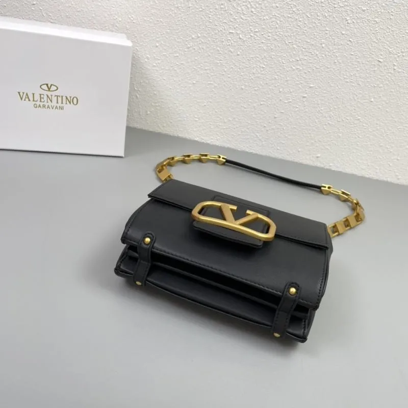 Valentino Garavani Black Crossbody Bag H2056 20cm - Image 7