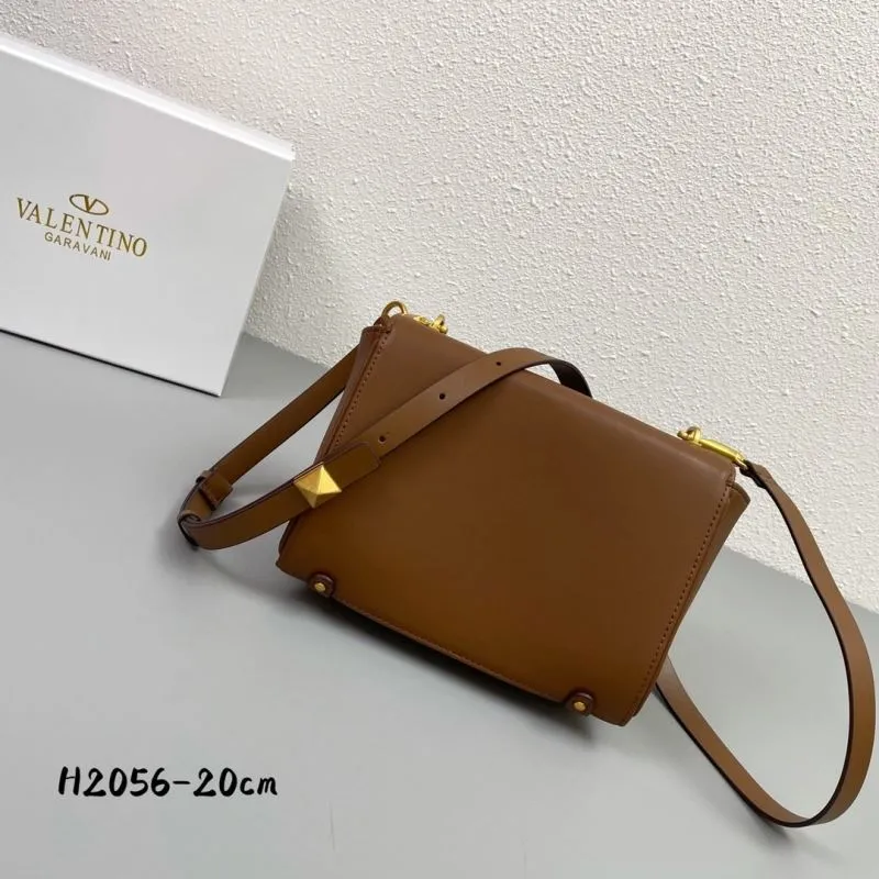 Alternative view of Valentino Garavani Brown Crossbody Bag H2056 20cm