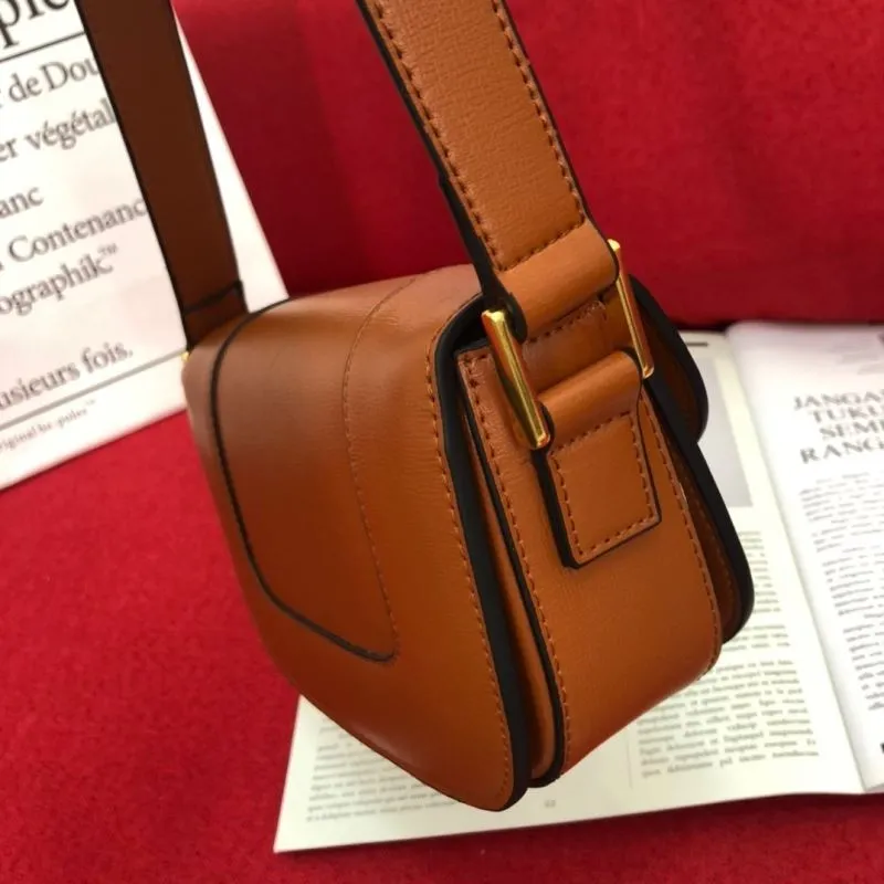 Valentino Brown Satchel Bag 1074 - Image 5
