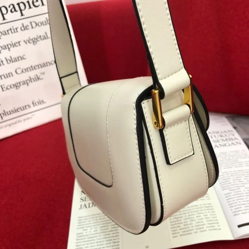 Valentino White Crossbody Satchel Bag 1076 - Image 5