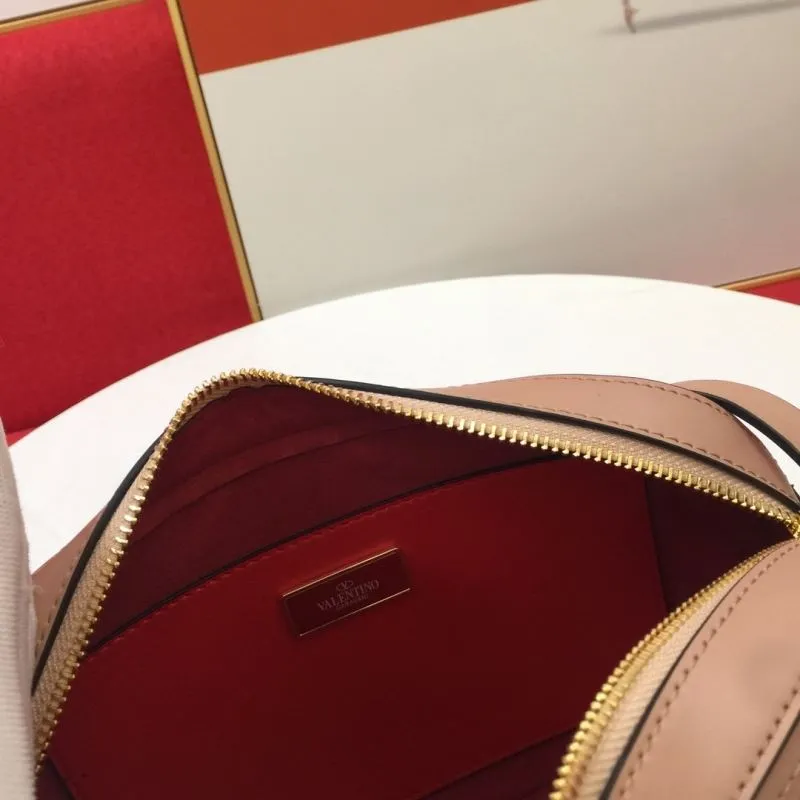 Valentino Blush Pink Crossbody Shoulder Bag V027 - Image 9