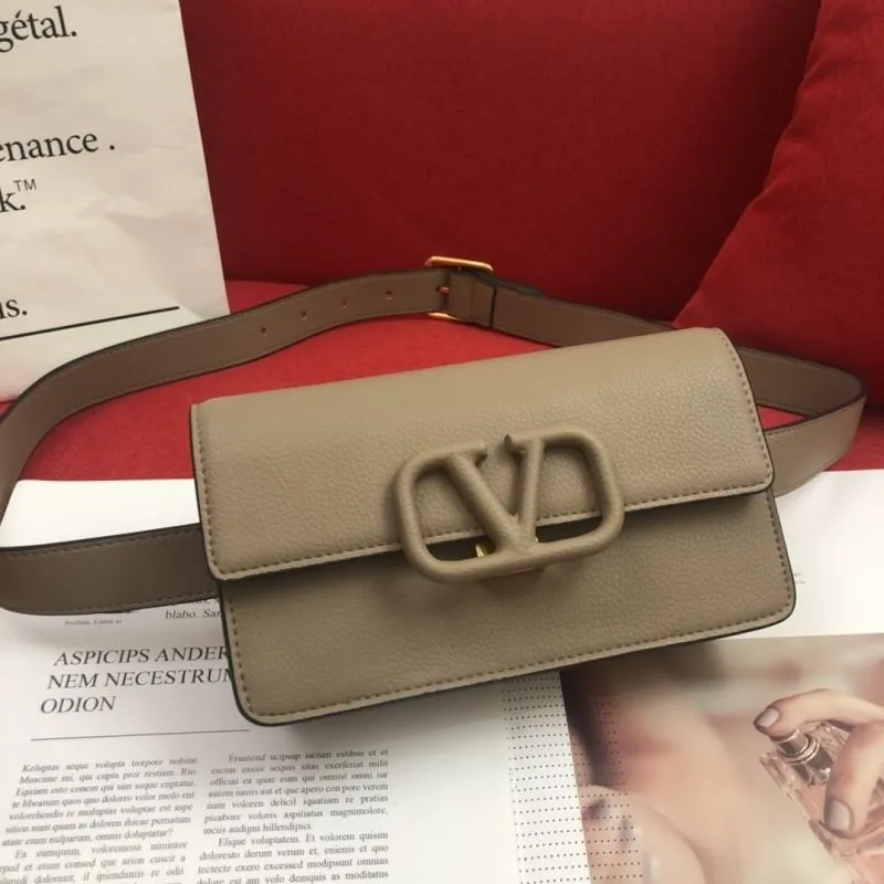 Alternative view of Valentino Taupe Belt Bag 1106