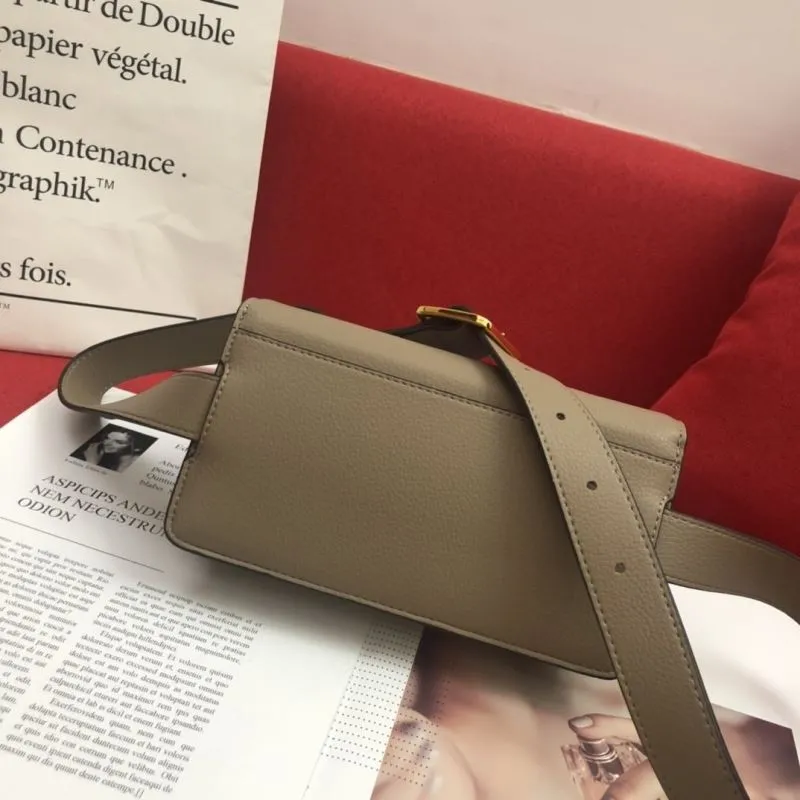 Valentino Taupe Belt Bag 1106 - Image 3