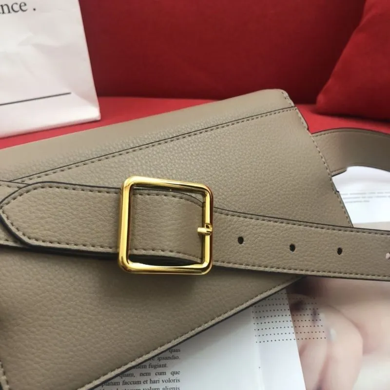 Valentino Taupe Belt Bag 1106 - Image 6