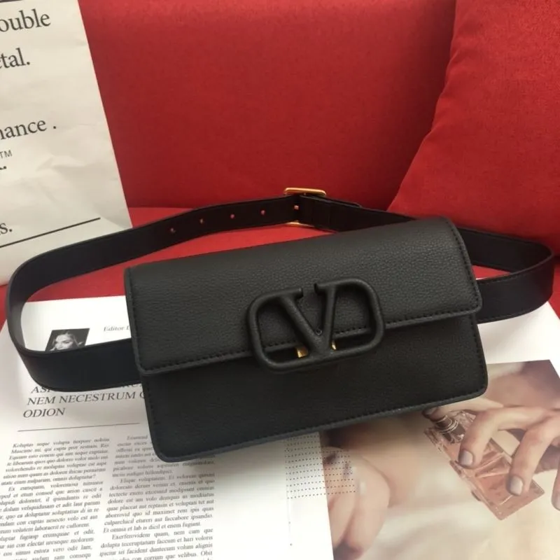 Alternative view of Valentino Black Waist Satchel Bag 1107
