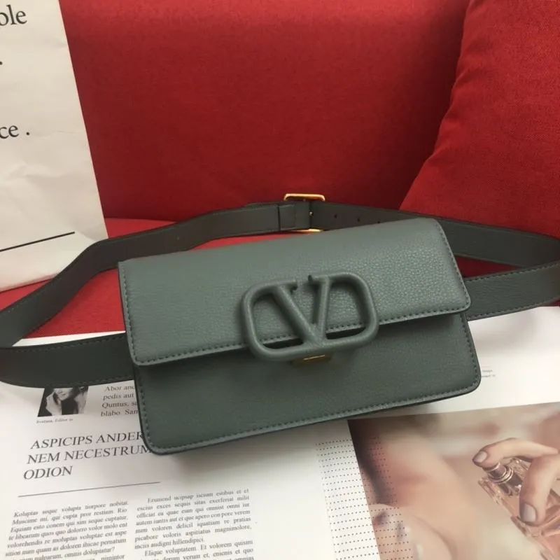 Valentino Dark Green Waist Bag 1108