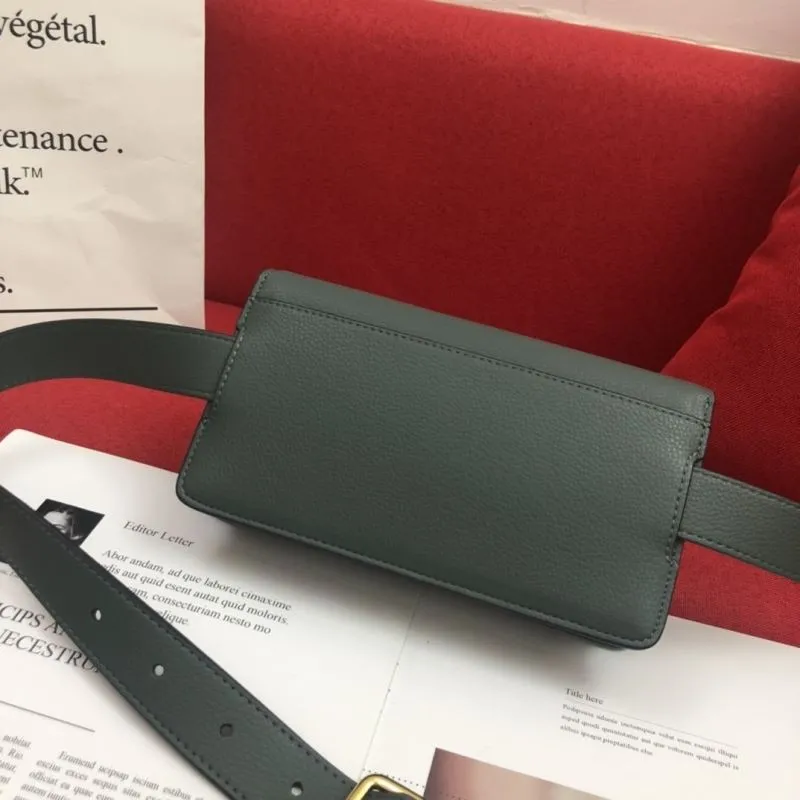 Valentino Dark Green Waist Bag 1108 - Image 3
