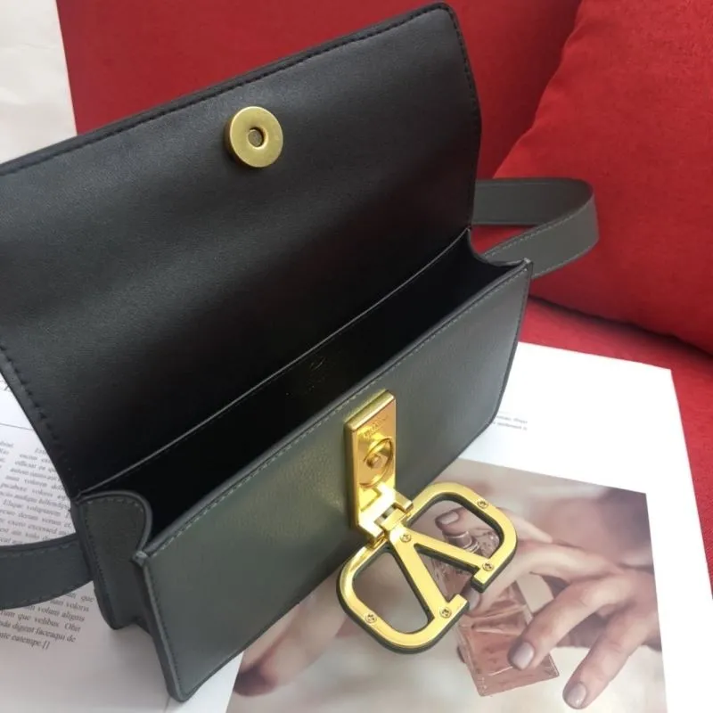 Valentino Dark Green Waist Bag 1108 - Image 9