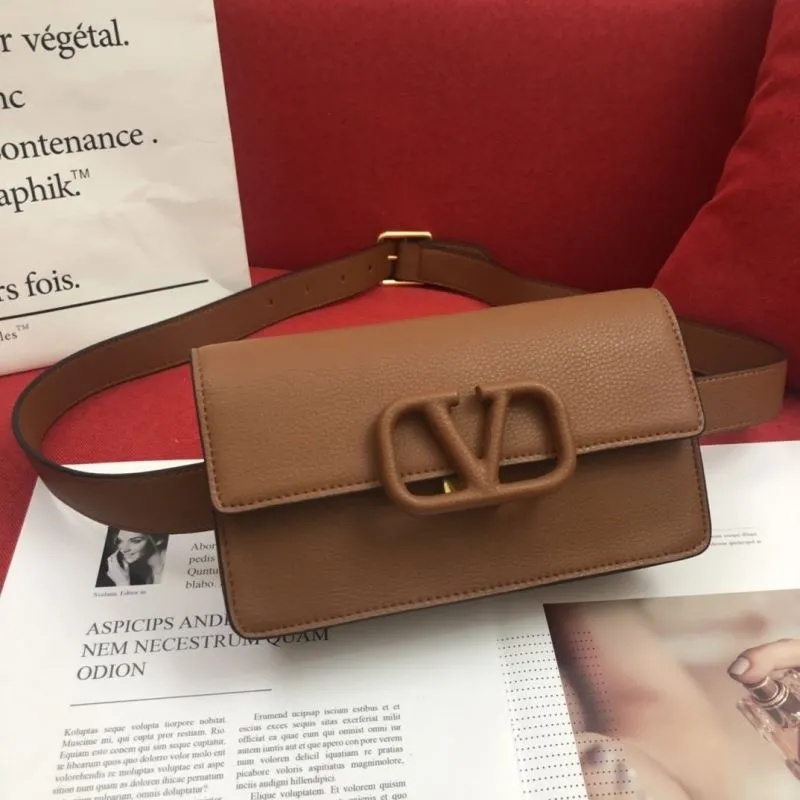 Alternative view of Valentino Brown Leather Belt Bag 1110