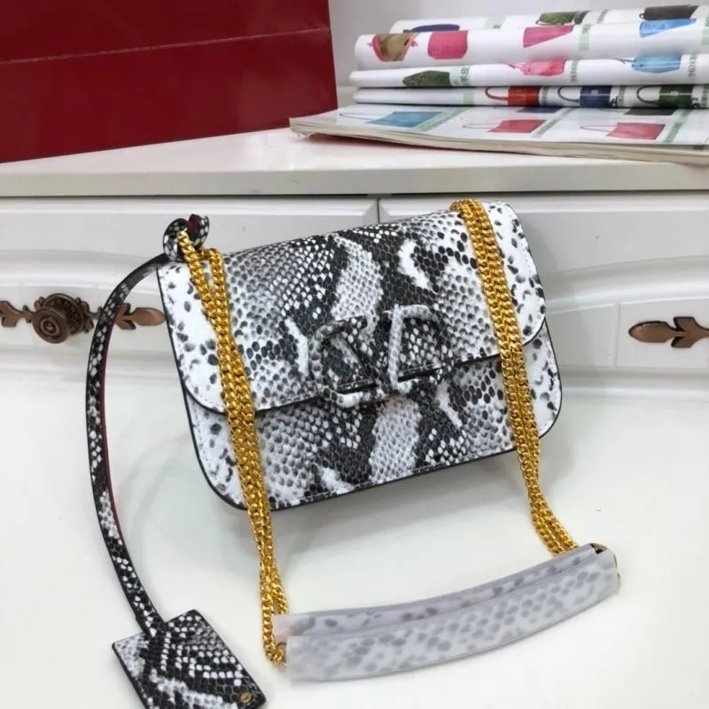 Alternative view of Valentino Snake Print Satchel Bag 1112