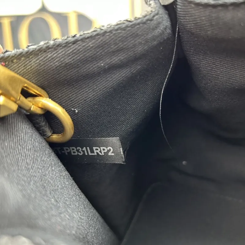 Valentino Black Woven Shoulder Tote Bag 20235 - Image 8