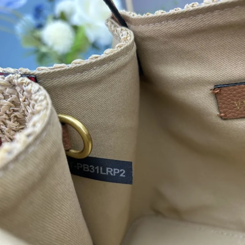 Valentino Beige Woven Tote Bag 20235 - Image 8