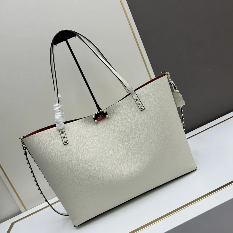 Alternative view of Valentino Off-White Tote Bag with Pouch 20244
