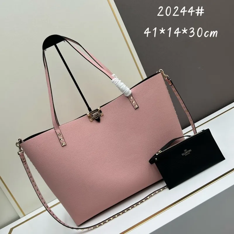 Valentino Pink Tote Bag with Mini Pouch 20244