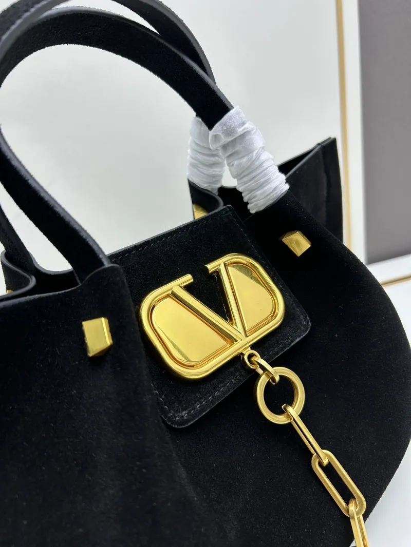 Alternative view of Valentino Black Suede Tote Bag 20255