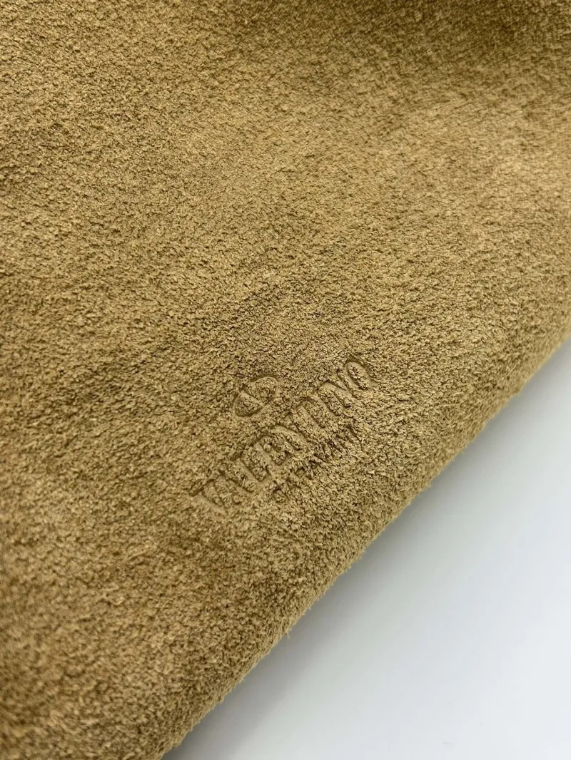 Valentino Tan Suede Tote Bag 20255 - Image 5