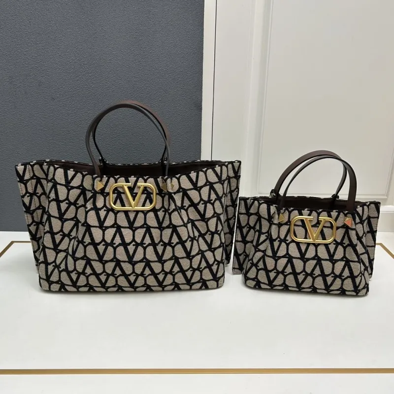 Valentino Monogram Shopping Tote Bags - Image 3