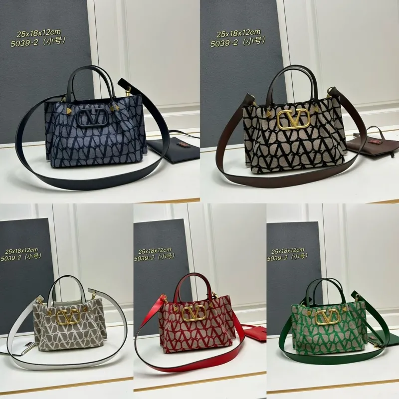 Valentino Monogram Shopping Tote Bags - Image 6