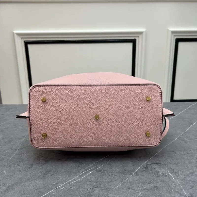 Valentino Pink Leather Shopping Tote Handbag 126 - Image 5