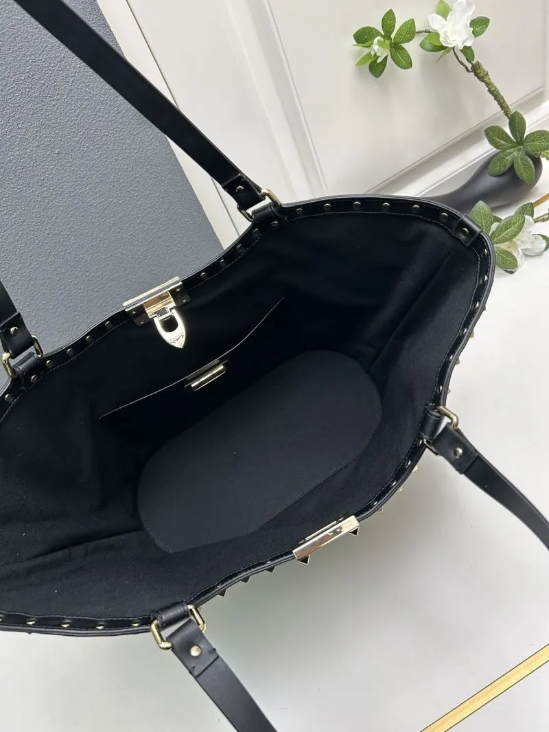 Valentino Black Woven Tote Bag 5033 - Image 8