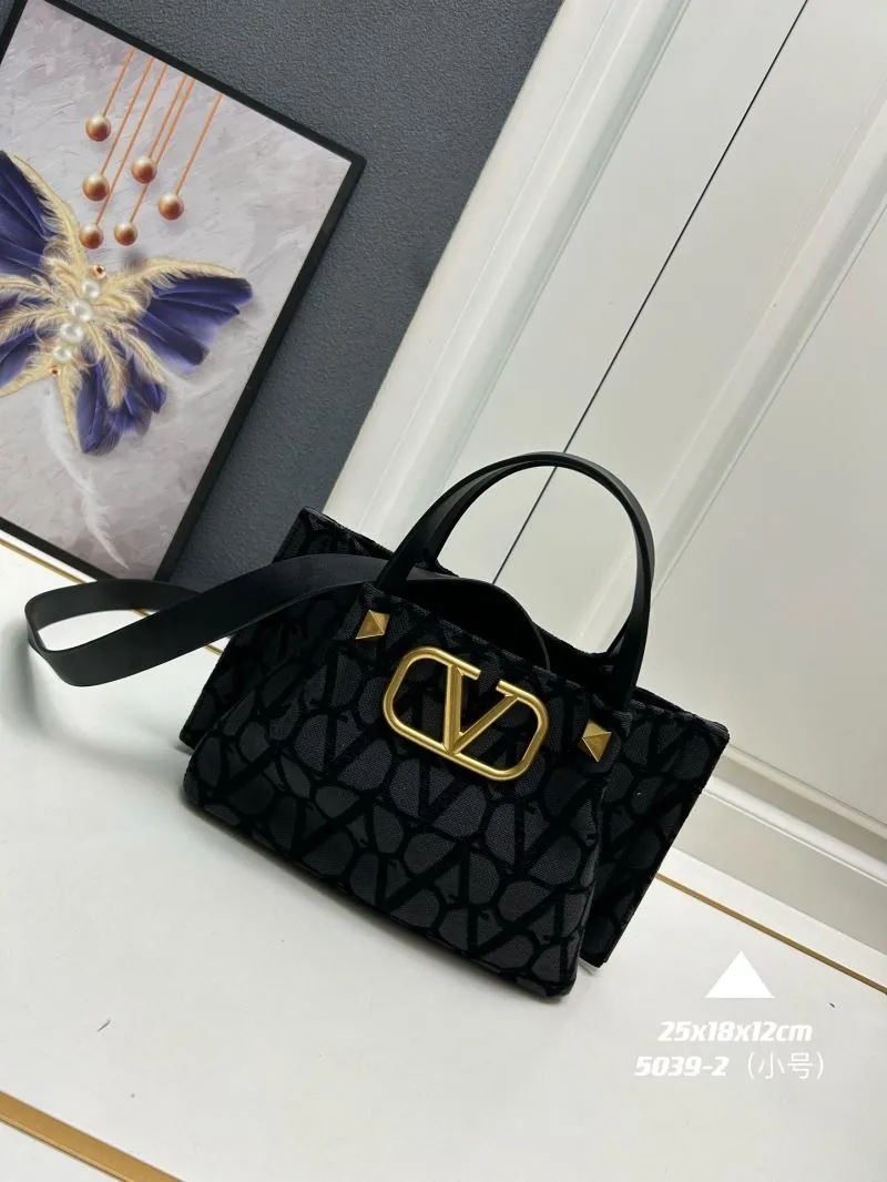 Valentino Small Black Tote Bag 5039-2