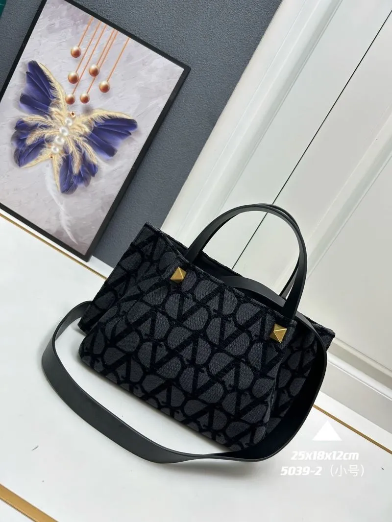 Alternative view of Valentino Small Black Tote Bag 5039-2