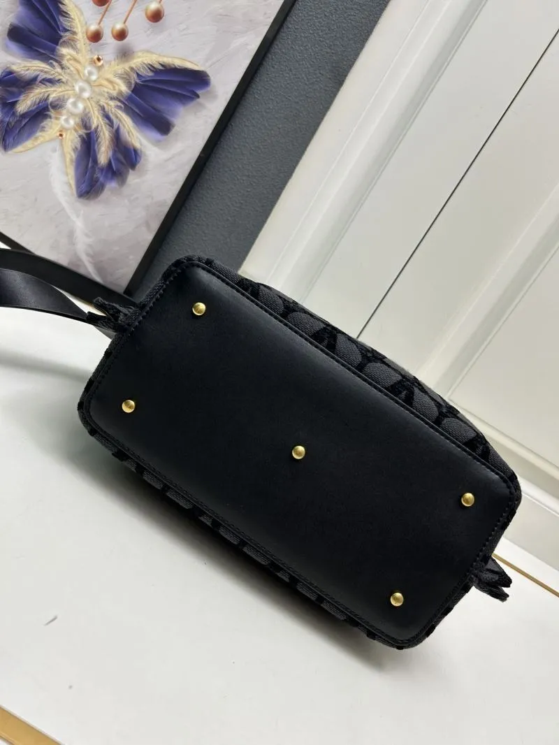 Valentino Small Black Tote Bag 5039-2 - Image 7