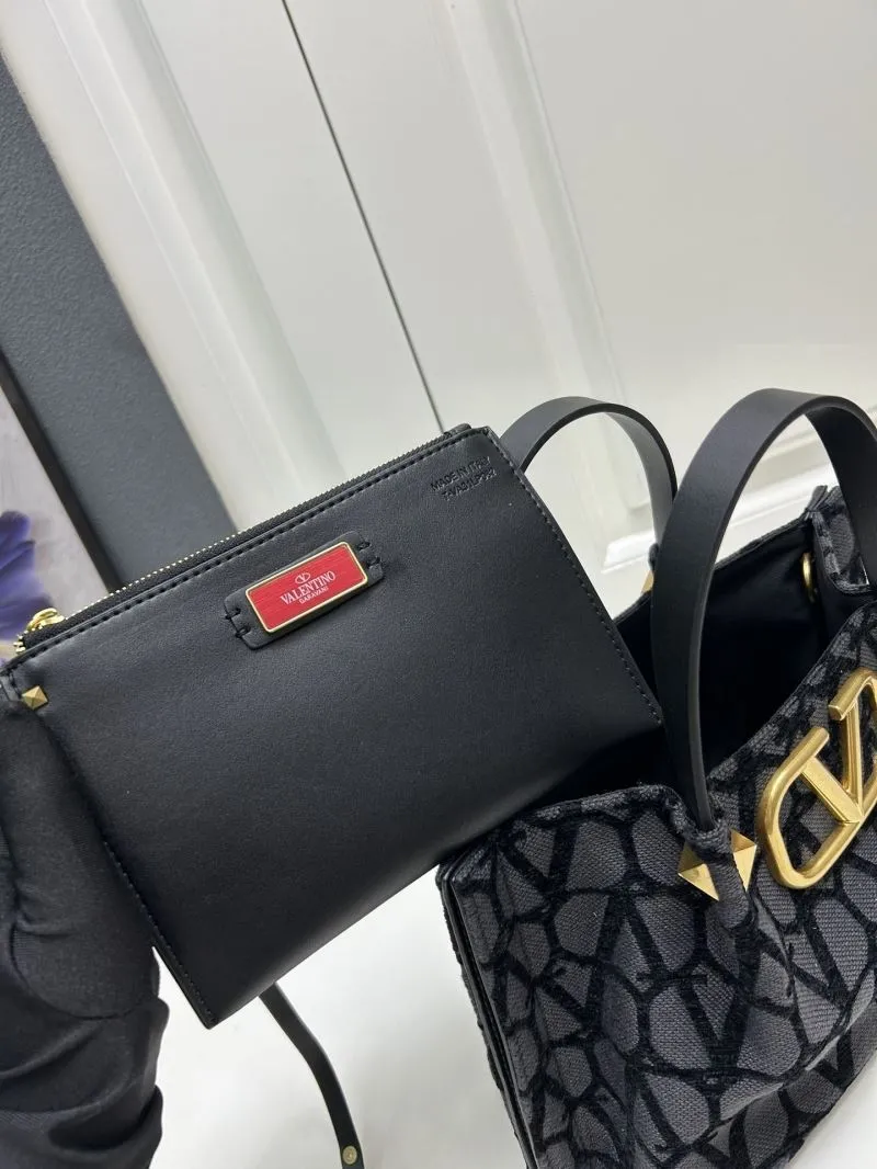 Valentino Small Black Tote Bag 5039-2 - Image 8