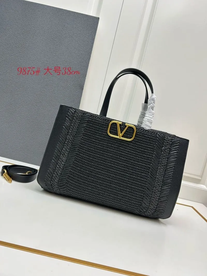 Valentino Black Large Tote Bag 9875