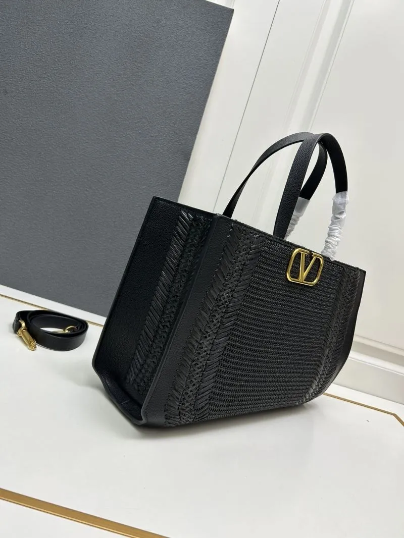 Valentino Black Large Tote Bag 9875 - Image 3