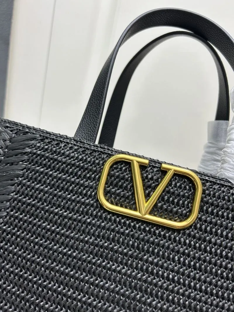 Valentino Black Large Tote Bag 9875 - Image 4