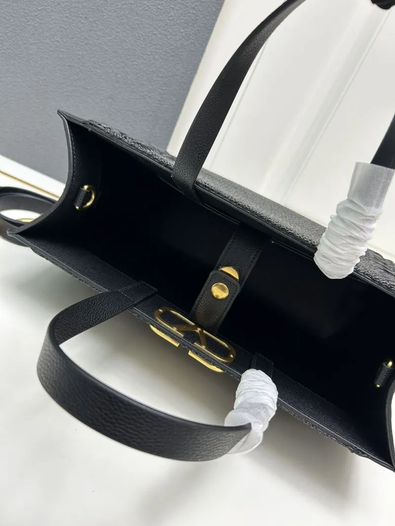 Valentino Black Large Tote Bag 9875 - Image 8