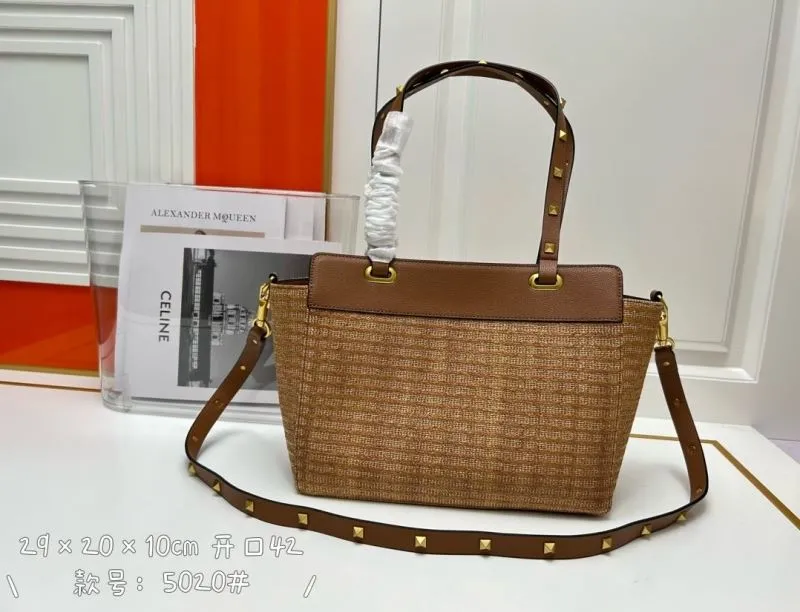 Valentino Brown Tote Bag Model 5020 - Image 3
