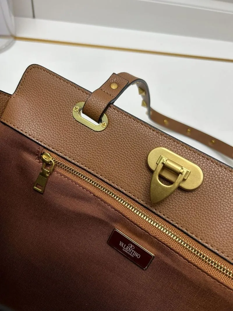 Valentino Brown Tote Bag Model 5020 - Image 8