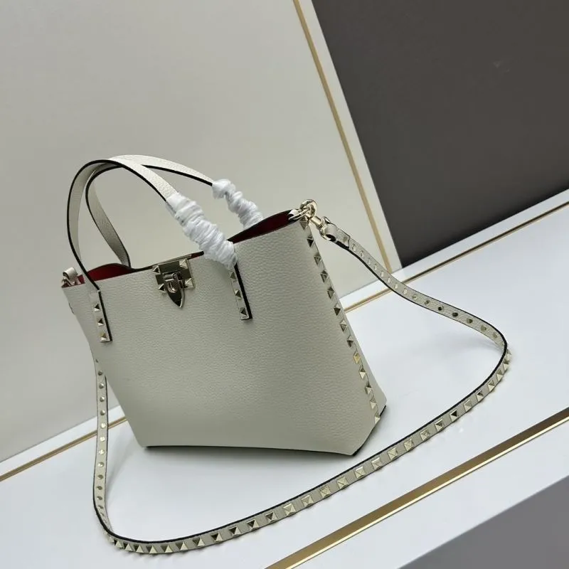 Alternative view of Valentino 20243 Light Beige Tote Bag with Pouch