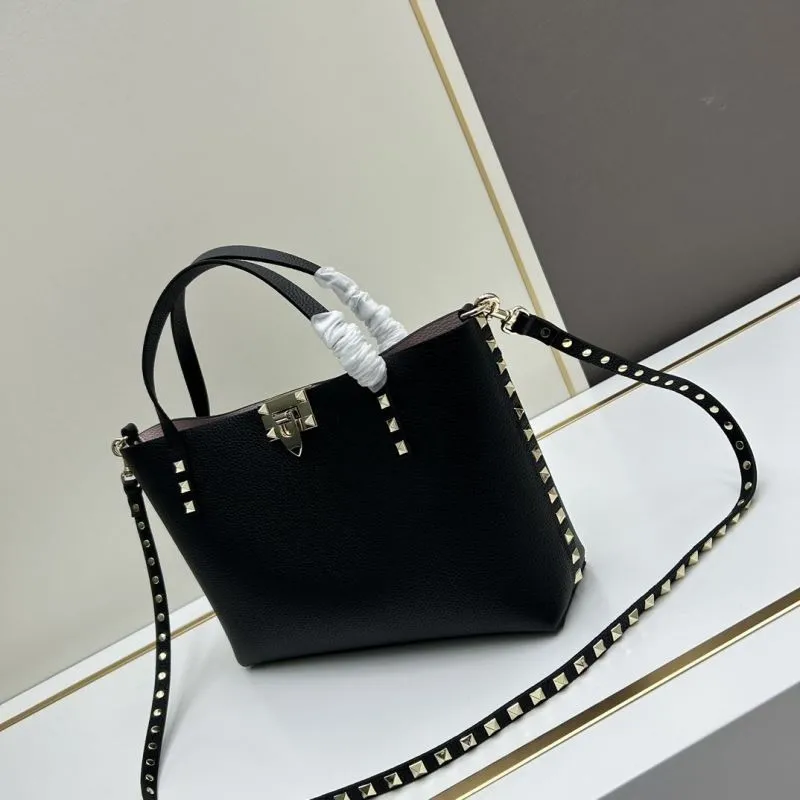 Alternative view of Valentino Black Studded Tote Bag 20243