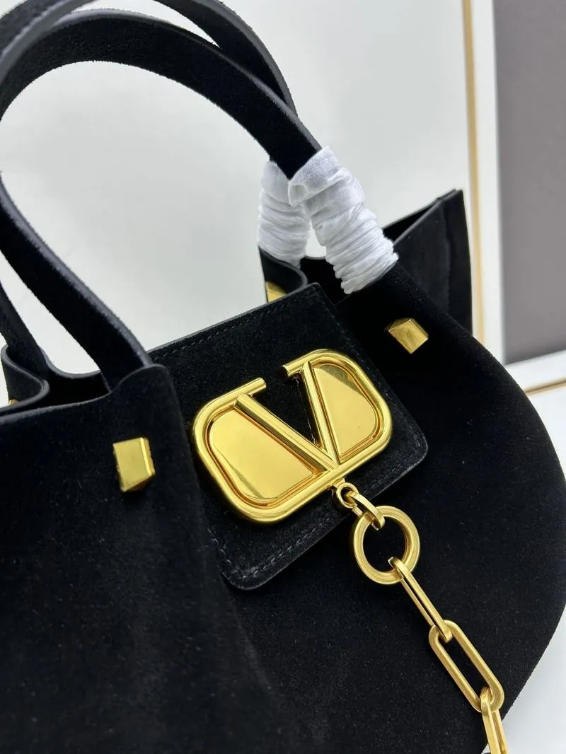Alternative view of Valentino Black Suede Handbag 20255