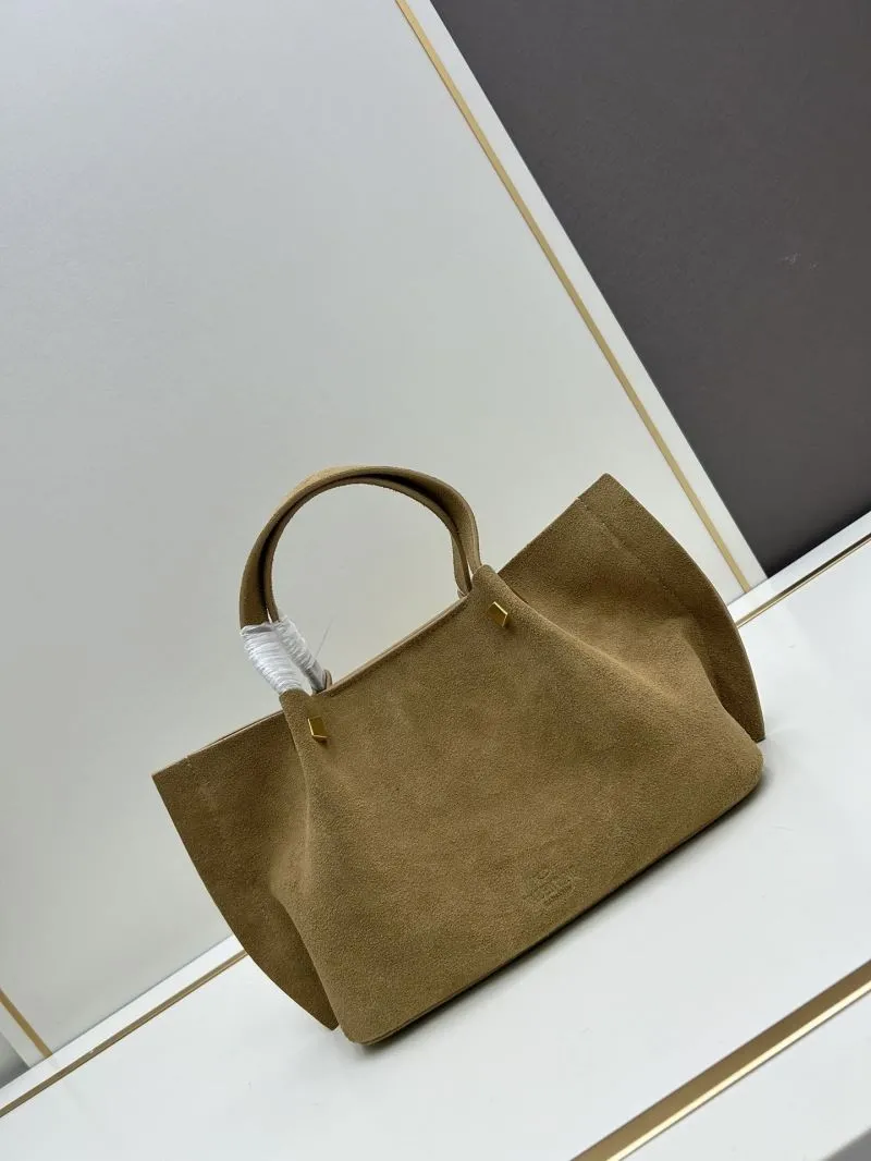 Valentino Tan Suede Tote Bag 20255 - Image 3