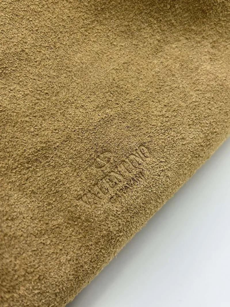 Valentino Tan Suede Tote Bag 20255 - Image 5