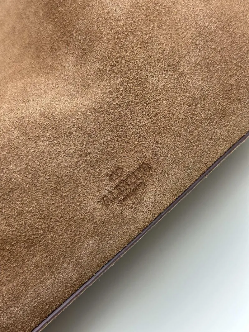 Valentino Brown Suede Tote Bag 20256 - Image 5