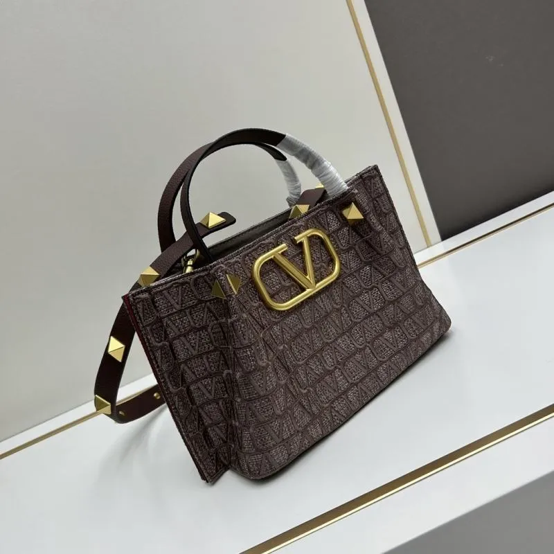 Alternative view of Valentino Brown Tote Handbag Model 20246