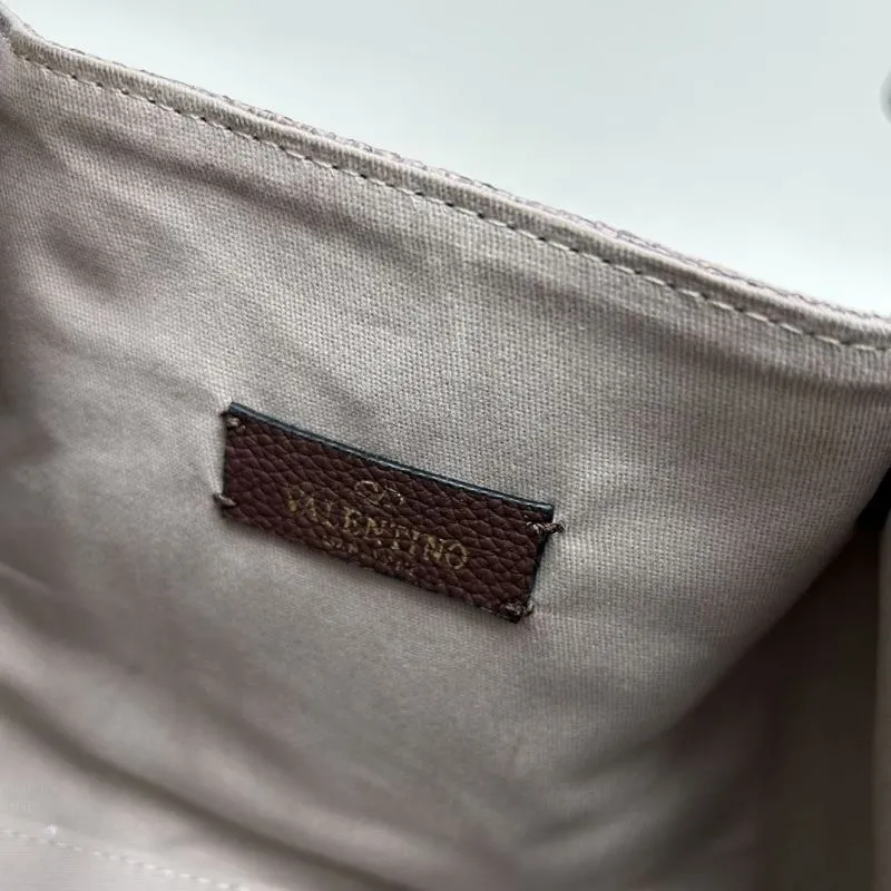 Valentino Brown Tote Handbag Model 20246 - Image 8