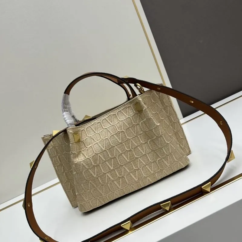 Valentino Beige Tote Bag 20246 - Image 3