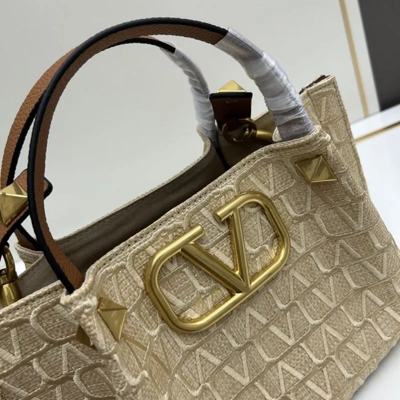 Valentino Beige Tote Bag 20246 - Image 4